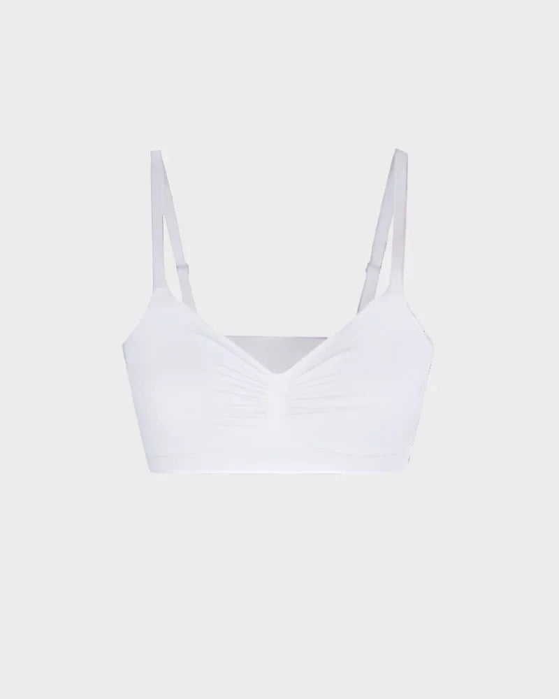 Adjustable Shoulder Straps Breasts Bra Seamless Bras Full Coverage Wireless Push up Bra for Women Comfort Sculpting Bralettes